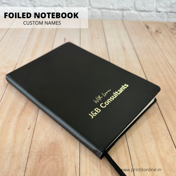 GOLD FOILED NOTEBOOK