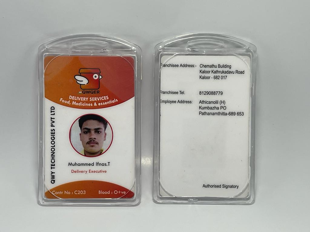 ACRYLIC ID CARD HOLDERS - PRINT it - Cloth Banner, Brochure, Visiting ...