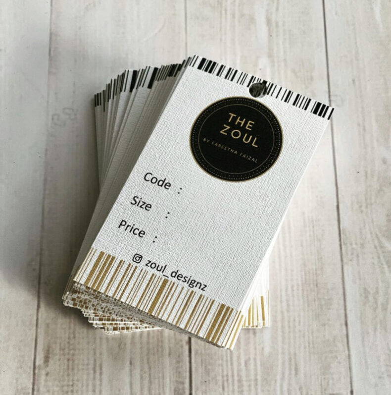 TEXTURED PAPER TAGS