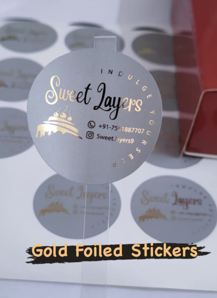 Foiled Stickers (2inch Round)