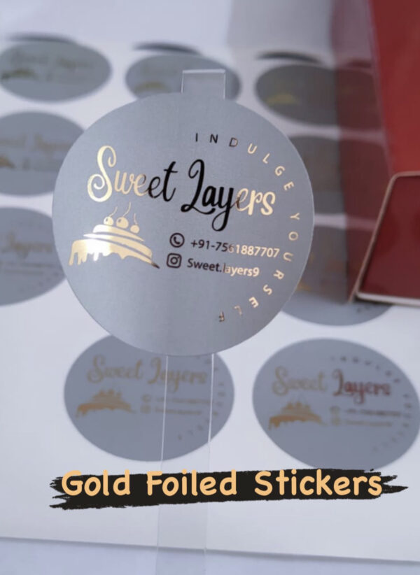 FOILED STICKERS (2inch ROUND)