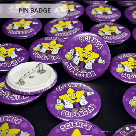 44mm Pin badges glossy