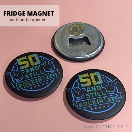 FRIDGE MAGNETS with BOTTLE OPENER