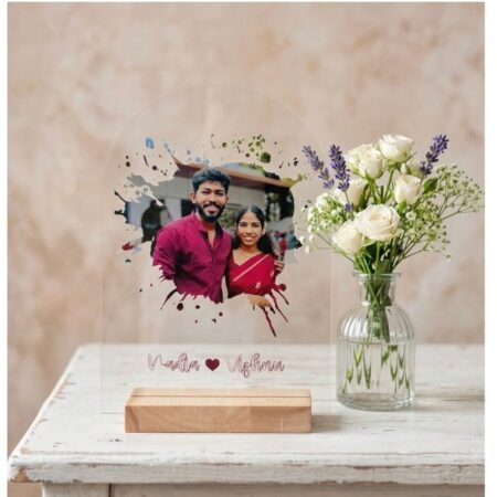 Acrylic Photo with wooden stand