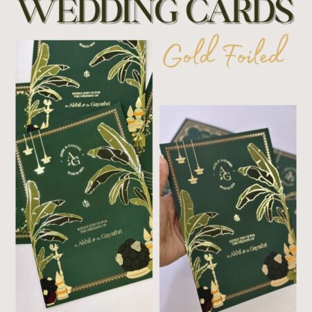 WEDDING CARDS - EMBOSSED FOILED