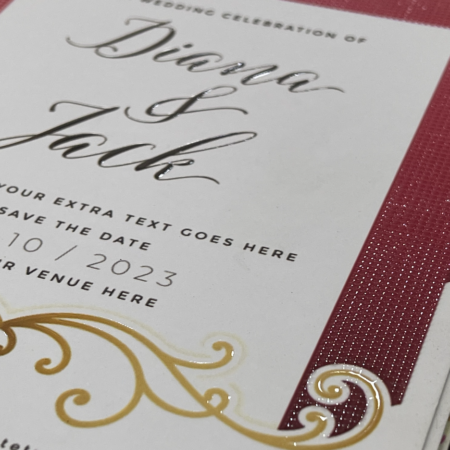 WEDDING CARDS - EMBOSSED