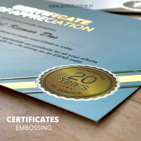 CERTIFICATES ( EMBOSSED )