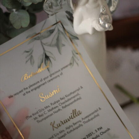 VELLUM CARDS (FOILED)