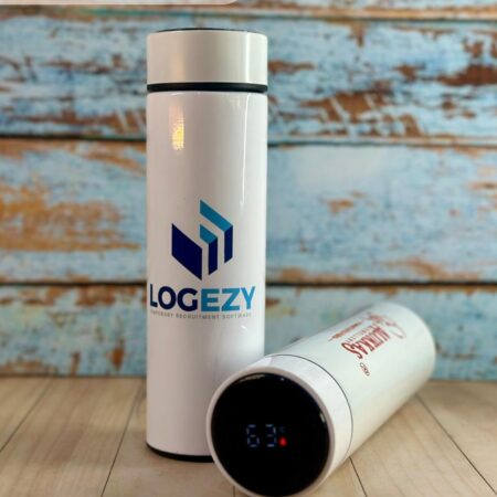 LED BOTTLE TEMPERATURE FLASK with LOGO PRINTING