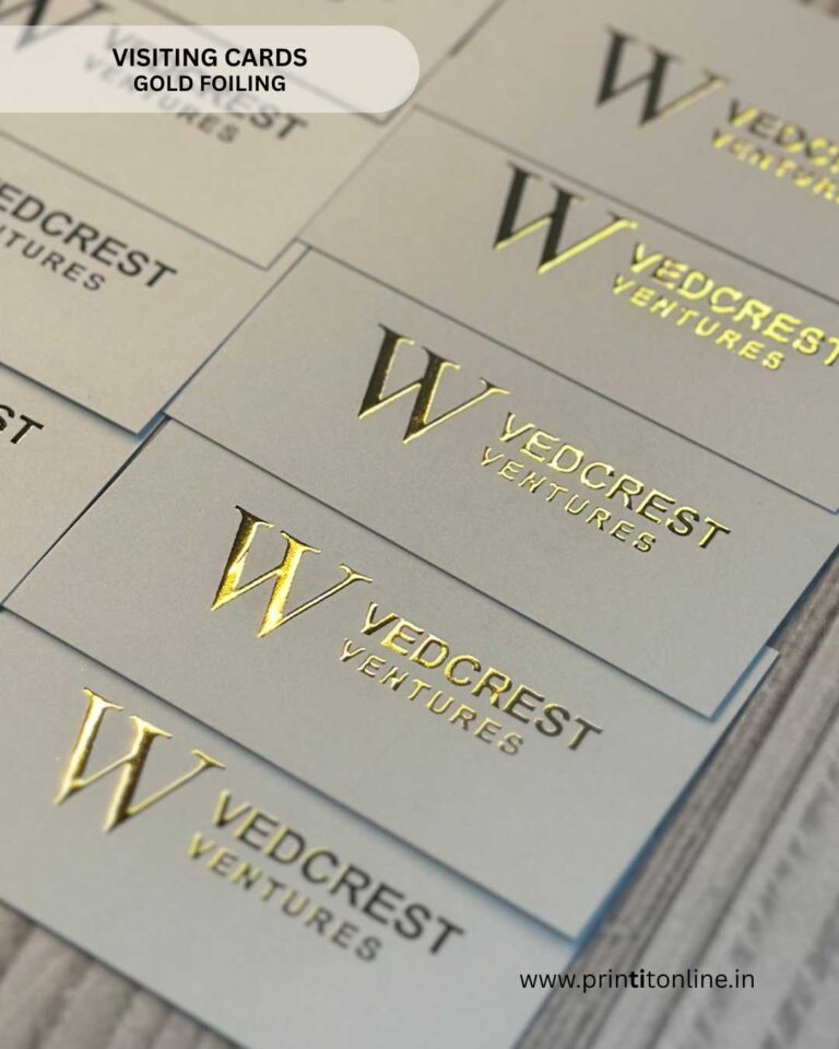 EMBOSSED FOILED cards