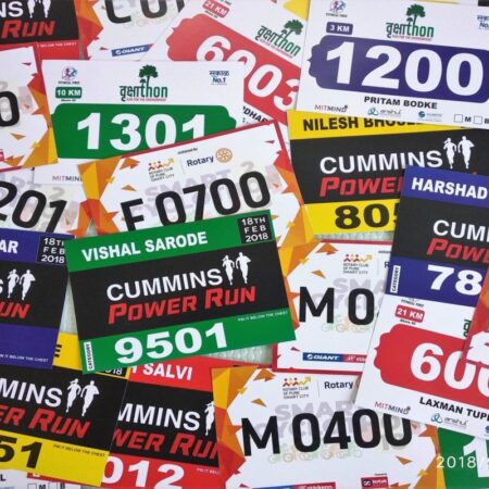 MARATHON BIBS (NON TEARABLE SOFT MATERIAL)