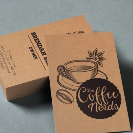 VISITING CARDS - KRAFT PAPER