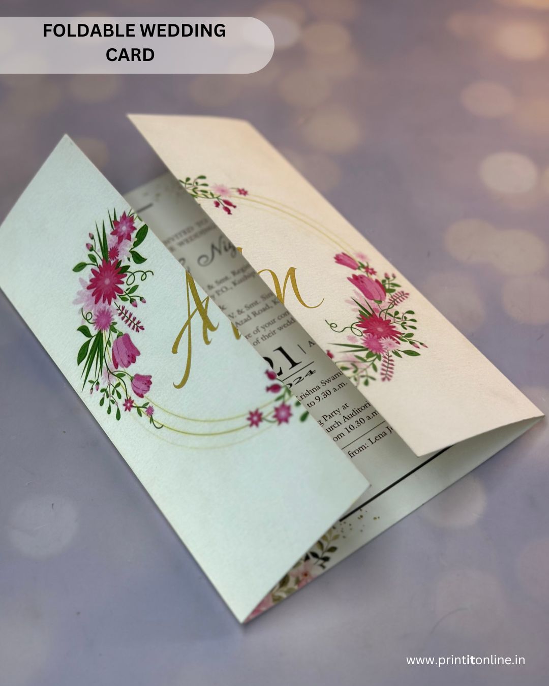 WEDDING CARD – 2 FOLD