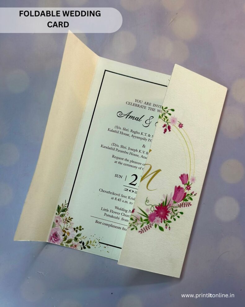 WEDDING CARD - GATE FOLD - Image 3