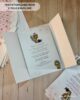 WEDDING CARD with C FOLD ENVELOPE