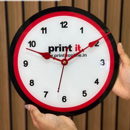 ACRYLIC CLOCK with logo