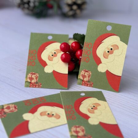 CHRISTMAS TAGS - TEXTURED PAPER