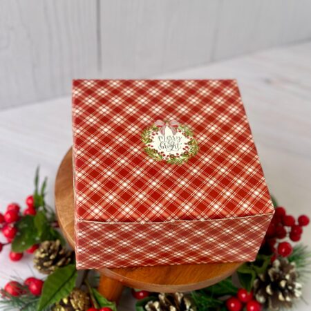 CAKE BOX ( 6 x 6 x 3 ) HALF KG
