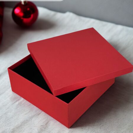 RIGID BOX - 10 x 10 x 4 - RED