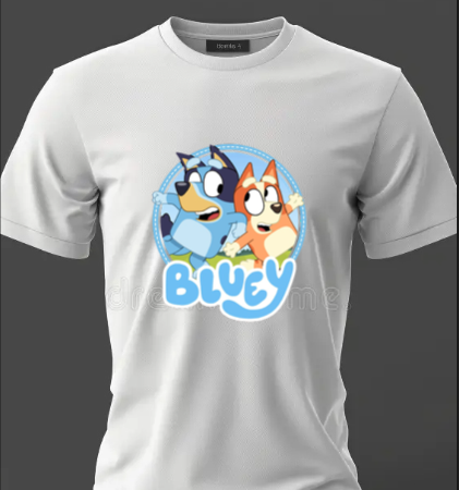 TSHIRT PRINTING white round neck - a4 size printing on front