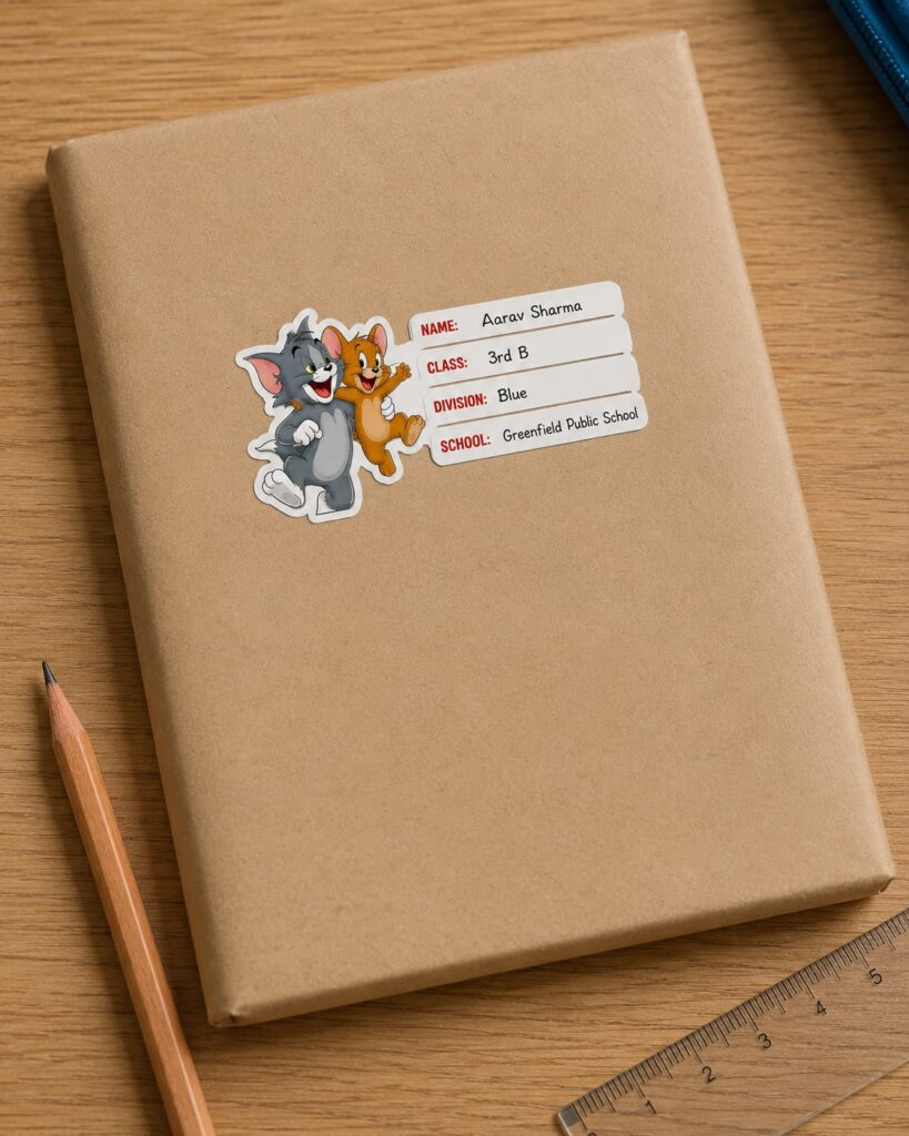 STICKER LABELS - SCHOOL NOTEBOOKS