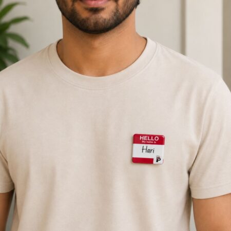 BADGES with PIN - SQUARE